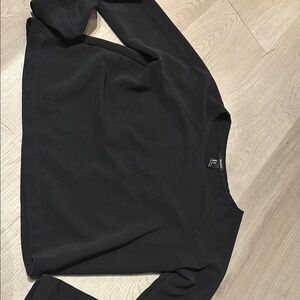Black Long Sleeve Top